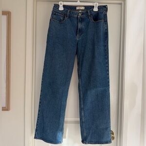 Abercrombie Curve Love Baggy Low Rise Jeans